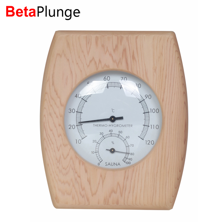 Red Cedar Sauna Thermometer & Hygrometer