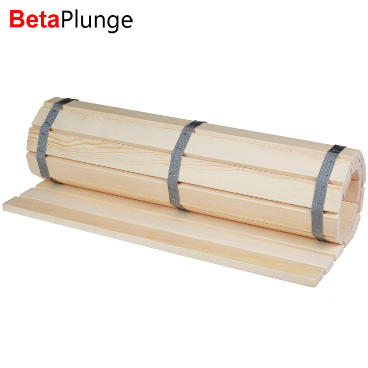 BetaPlunge Pine Wood Sauna Floor Mat