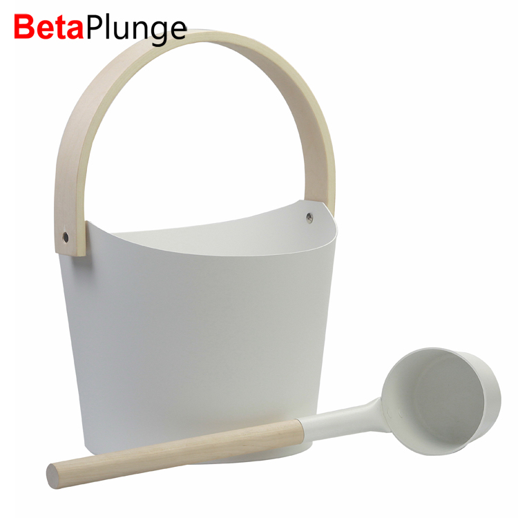 sauna buckets and ladles set