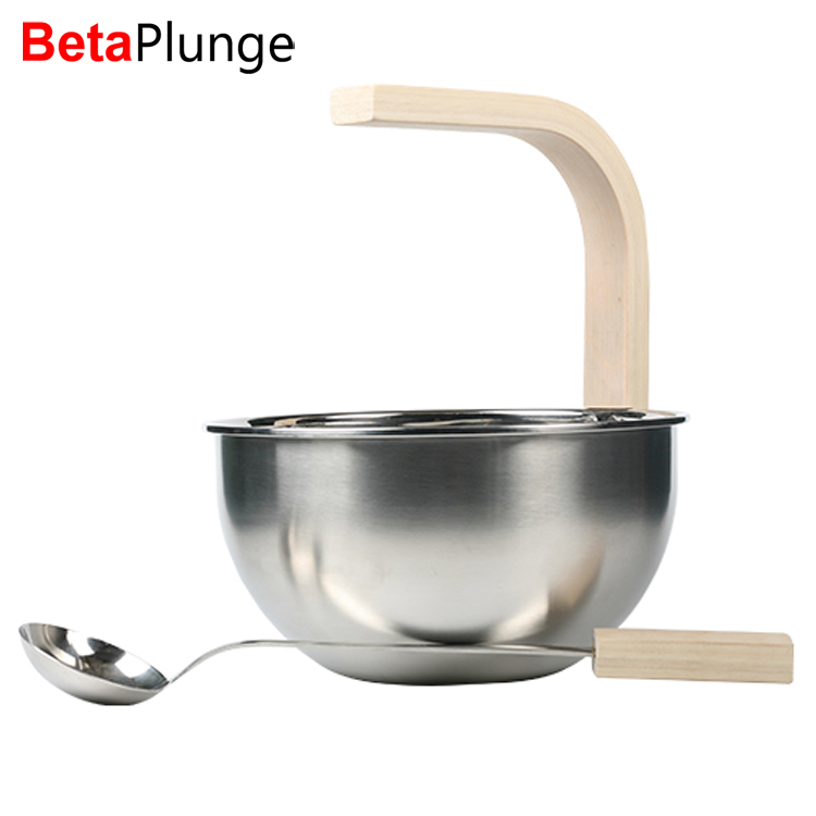 stainless steel sauna bucket