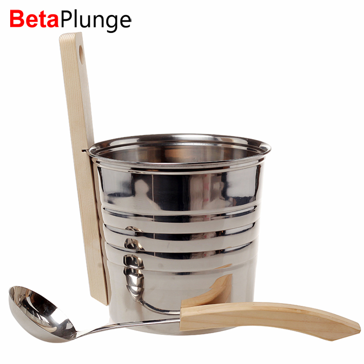 stainless steel sauna bucket