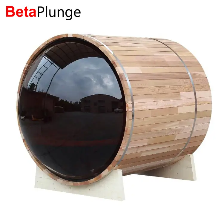 BetaPlunge Round Outdoor Sauna