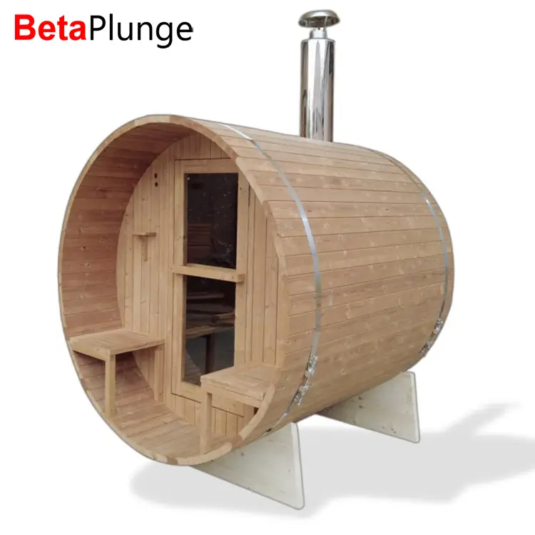 BetaPlunge Round Outdoor Sauna